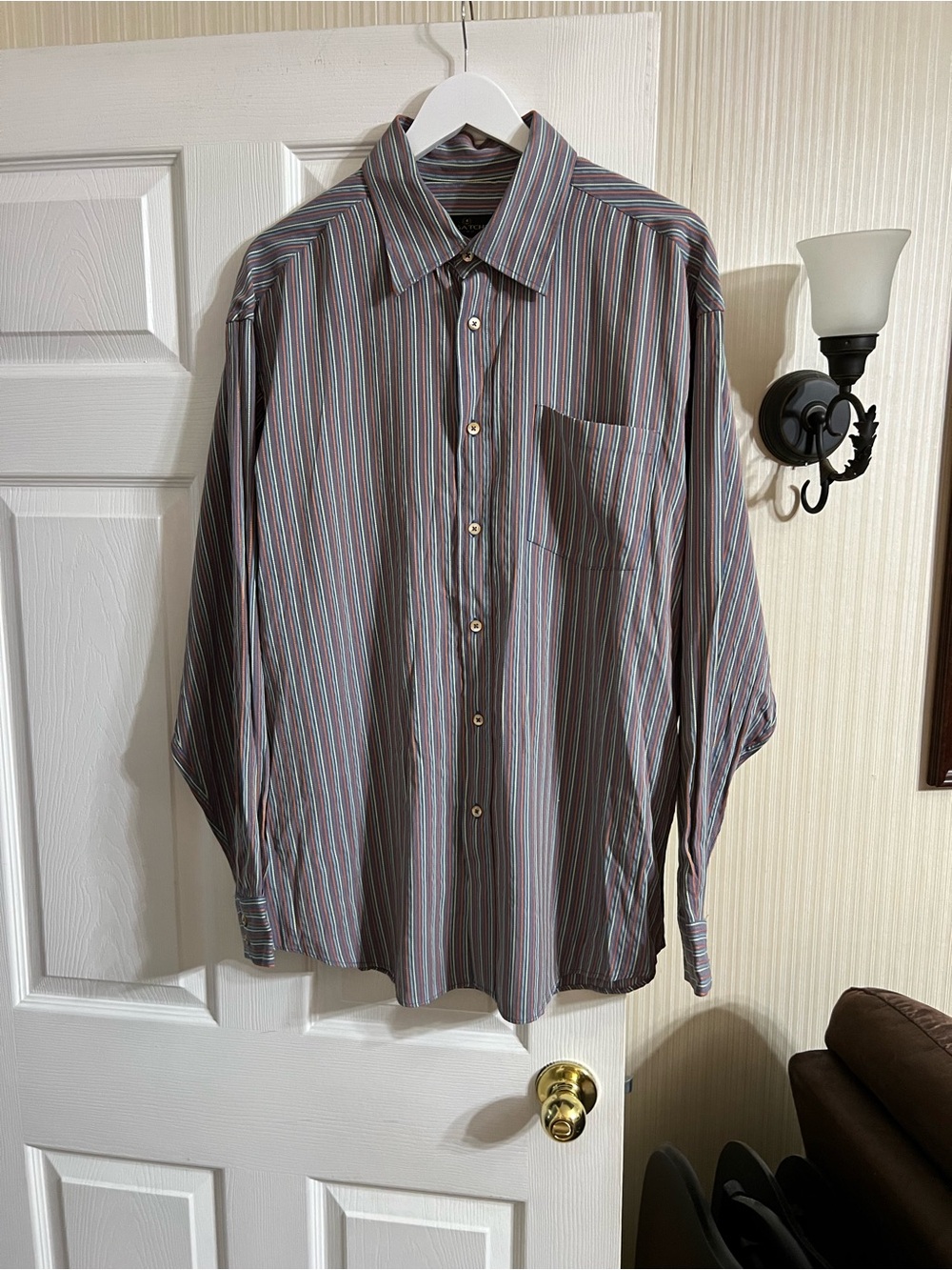 EUC BUGATCHI UOMO Striped button down shirt